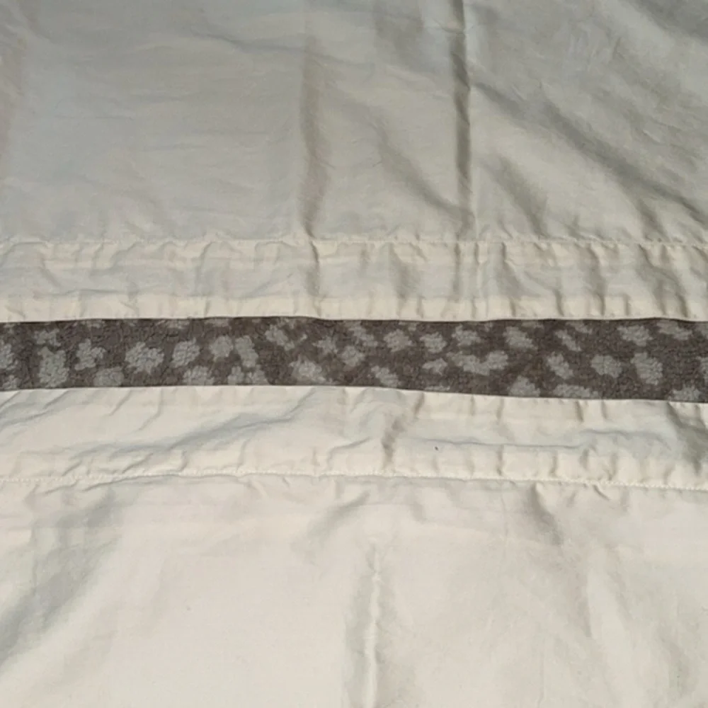 2 x Boll & Branch Signature Soft Natural Organic Cotton King Shams Pillow Covers